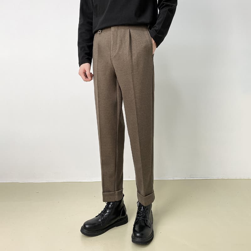 50代メンズファッション ゆったり美シルエット 【テーパードスラックス】
