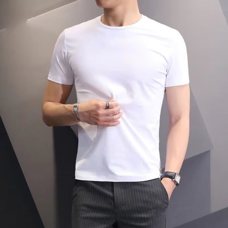 50代メンズファッション  上質シルエット 【丸首半袖シャツ・カットソー】