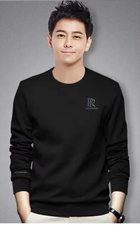 50代メンズファッション トップス シンプル上品クルーネックセーター