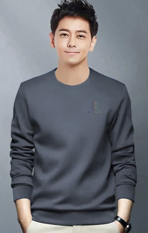 50代メンズファッション トップス シンプル上品クルーネックセーター