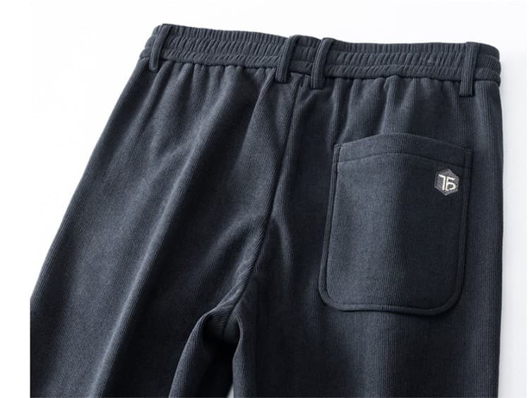 50代メンズファッション パンツ/ズボン コーデュロイリラックスワイドパンツ
