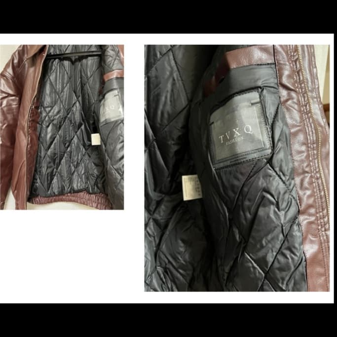 50代メンズファッション　アウター　本革のような上質な風合い【ブルゾンジャケット・革ジャン】