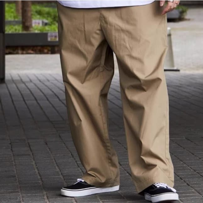 50代メンズファッション　パンツ/ズボン ワイドシルエット 【きれいめリラックスパンツ】