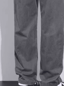 50代メンズファッション パンツ/ズボン リラックスストレートドロストパンツ
