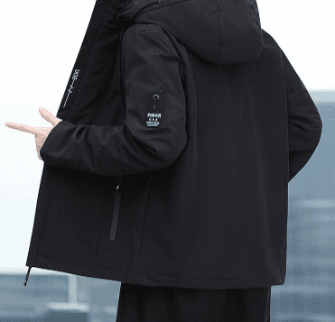 50代メンズファッション アウター　カジュアル薄手フード付きジャケット