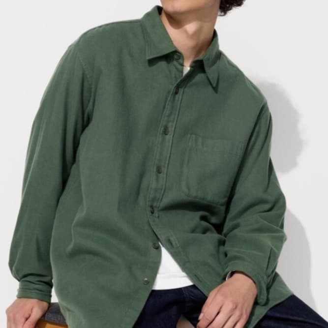 50代メンズファッション トップス ビッグシルエットシャツジャケット