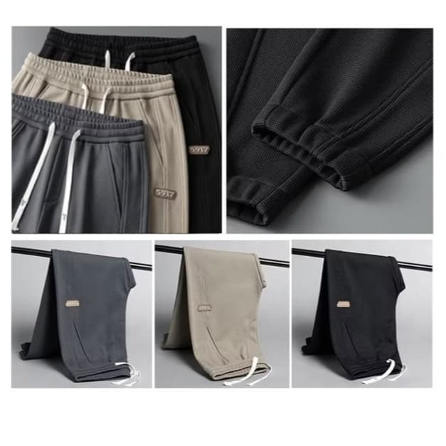 50代メンズファッション  楽らく【上質ジョガーパンツ】