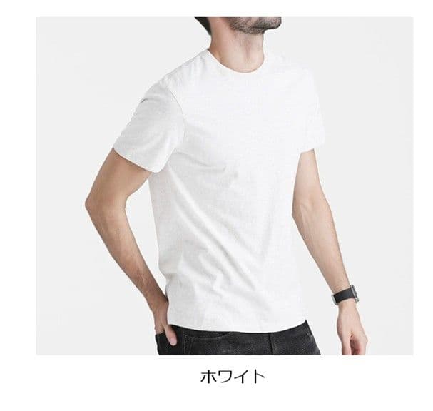 50代メンズファッション   美シルエット 選べる【クルーネック半袖シャツ 全11カラー】