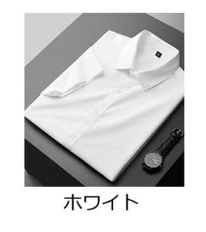 50代メンズファッション 　【上質シルエット半袖ワイシャツ】5カラータイプ