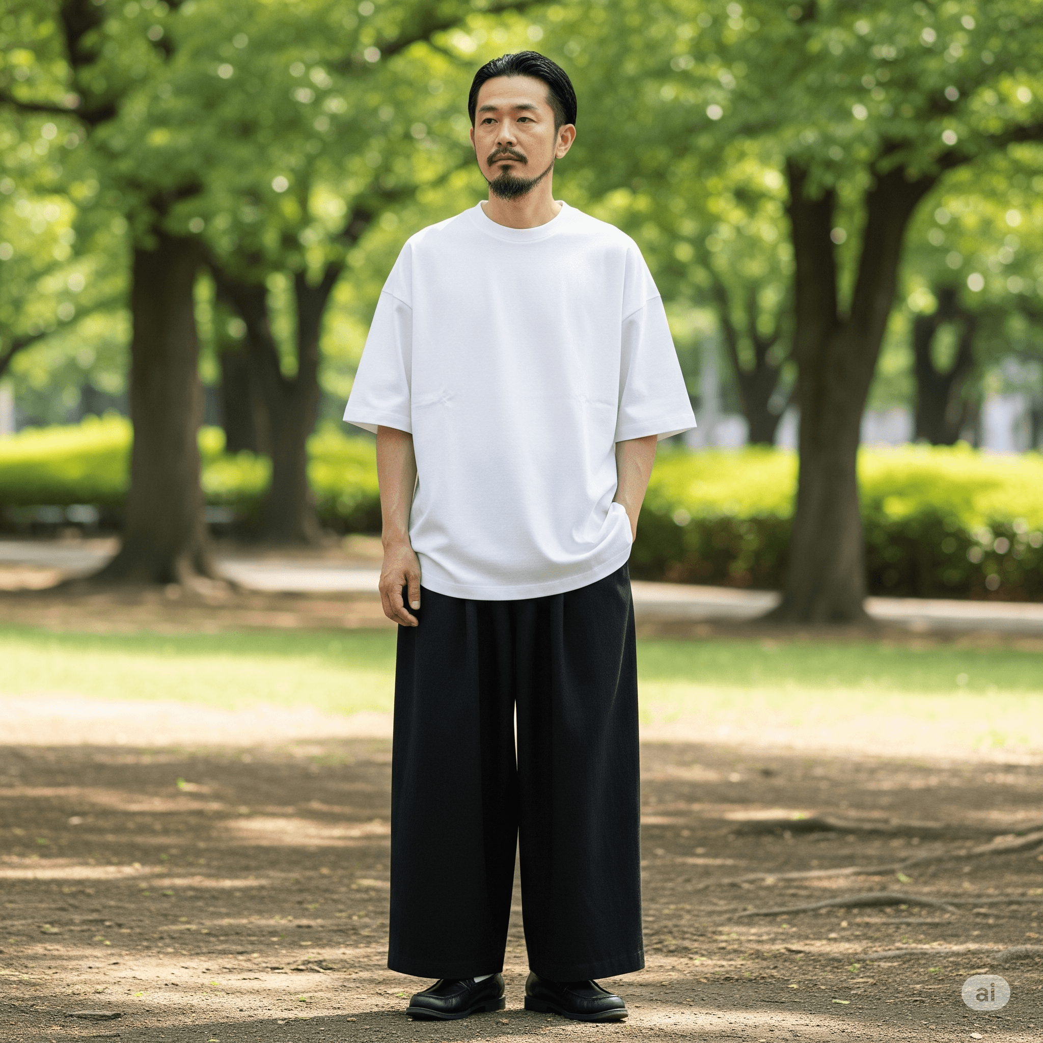 50代メンズファッション　パンツ/ズボン ワイドシルエット 【きれいめリラックスパンツ】
