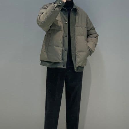 50代メンズファッション アウター 　【ショート丈中綿キルトジャケット】