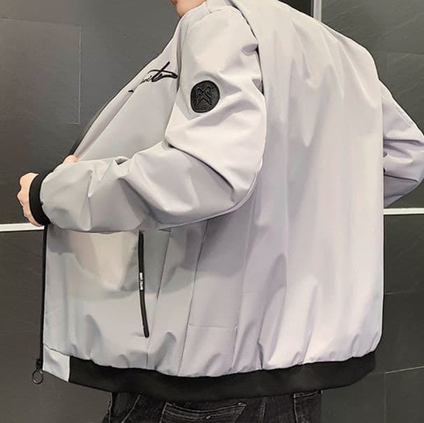 50代メンズファッション 上質素材使用軽量中綿入り【スタンドカラーブルゾン】