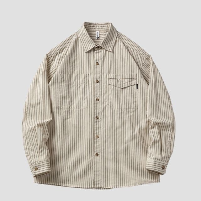 50代メンズファッション レトロ調 【長袖 シャツ ジャケット】