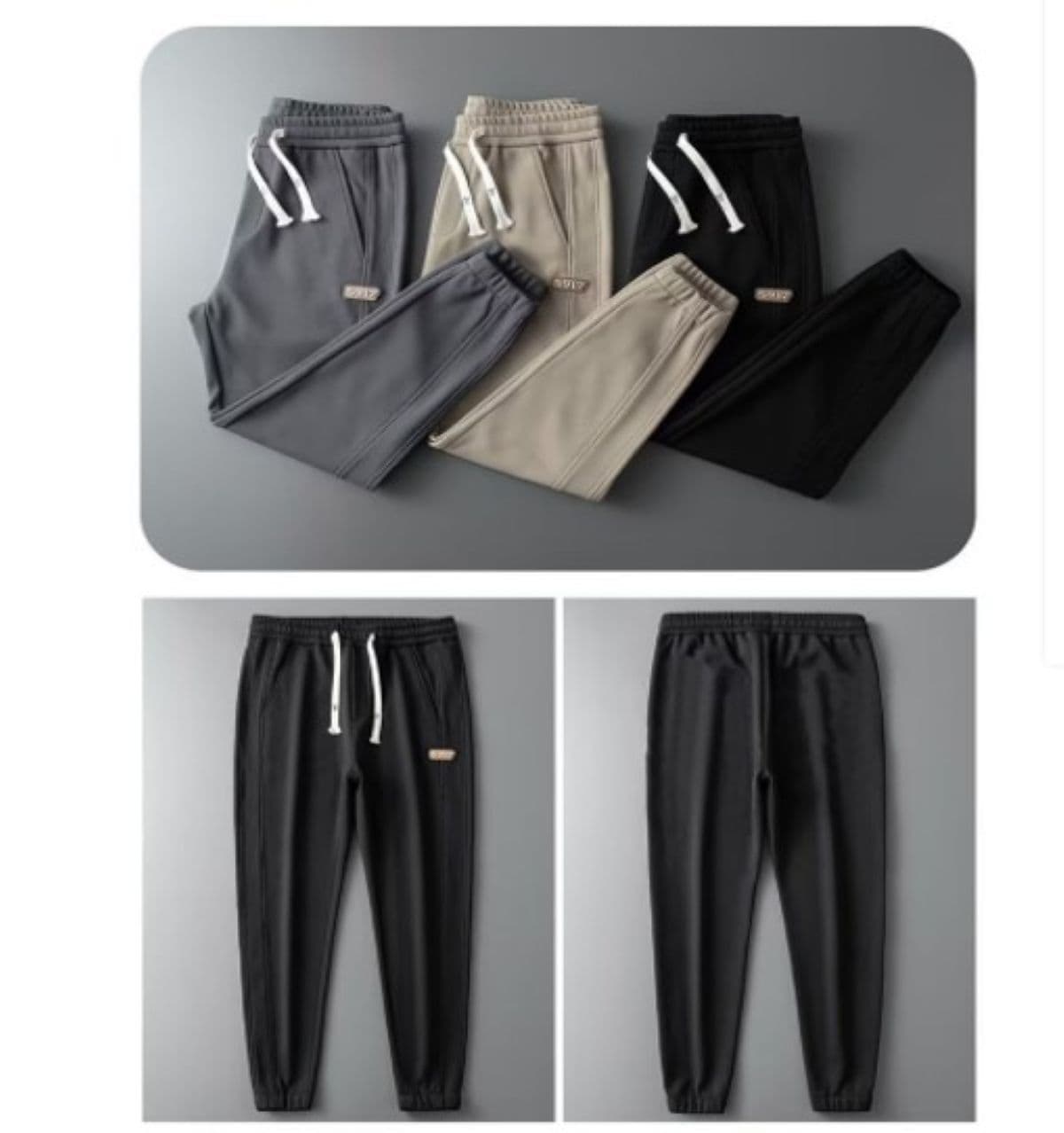 50代メンズファッション  楽らく【上質ジョガーパンツ】