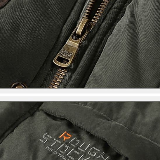50代メンズファッション 中綿入り【ボリュームネックフード付き防寒ジャケット】L～４XL