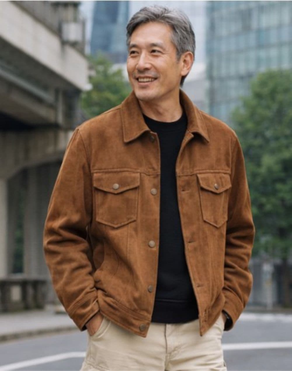 50代メンズファッション 大人の風格漂うヴィンテージスエード【本格レザージャケット・革ジャン】★在庫少