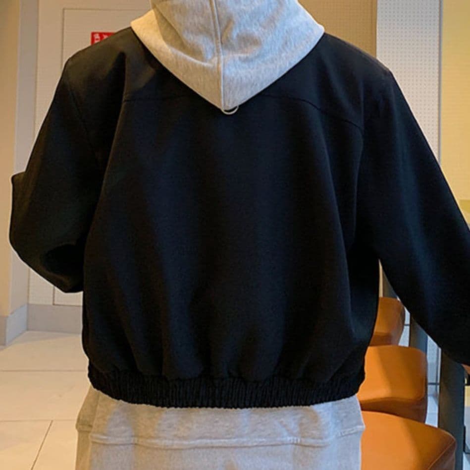 50代メンズファッション ゆったりシルエット襟付き【軽量ブルゾンジャケット】