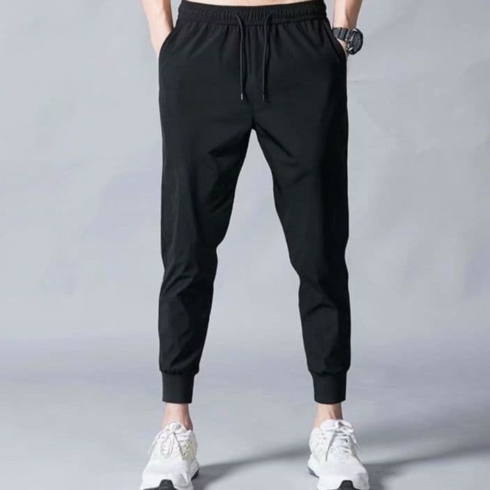 50代メンズファッション  楽らく【上質ジョガーパンツ】