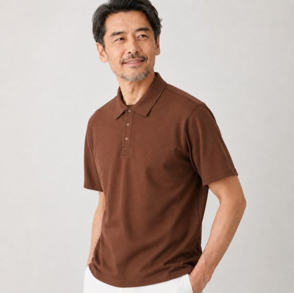 50代メンズファッション 上質素材使用 【ポロシャツ】 5カラー　上質で差がつく、大人のポロ