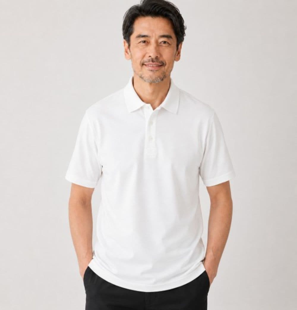 50代メンズファッション 上質素材使用 【ポロシャツ】 5カラー　上質で差がつく、大人のポロ