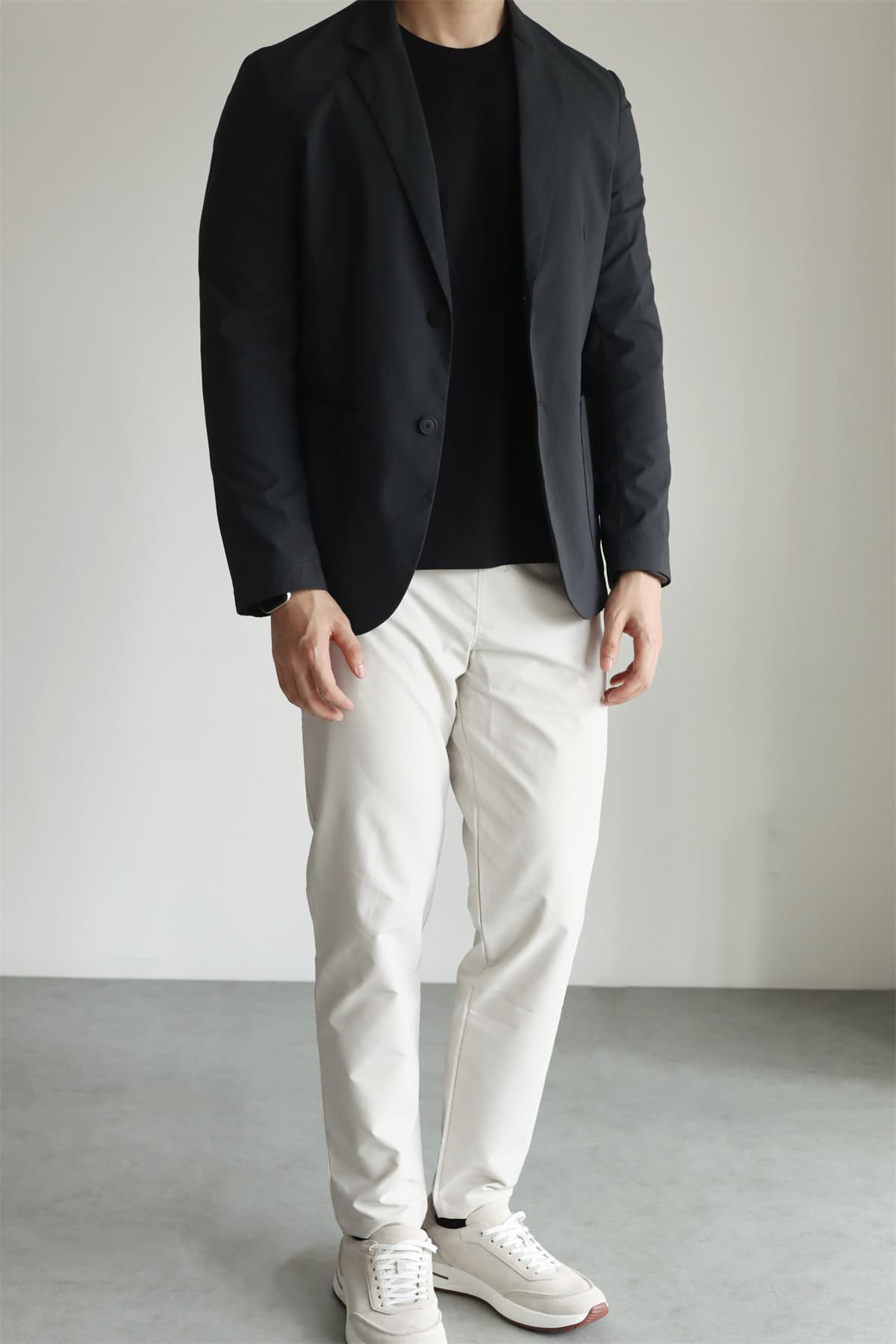 50代メンズファッション  軽量素材の【テーラードジャケット】 2カラー