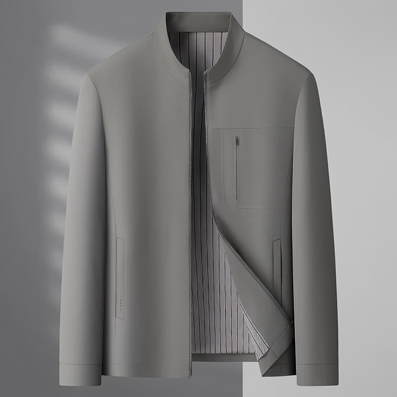 50代メンズファッション アウター スタンドカラー【おしゃれな薄手ジャケット】 ビッグサイズ対応