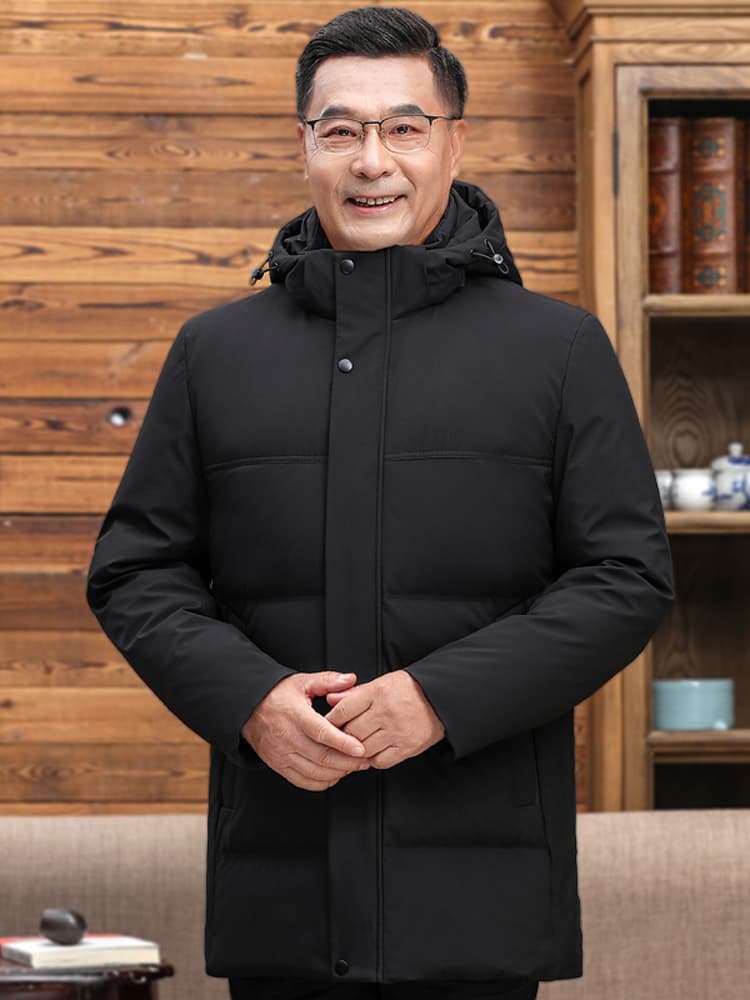 60代メンズファッション アウター ベーシック【中綿フードジャケット】