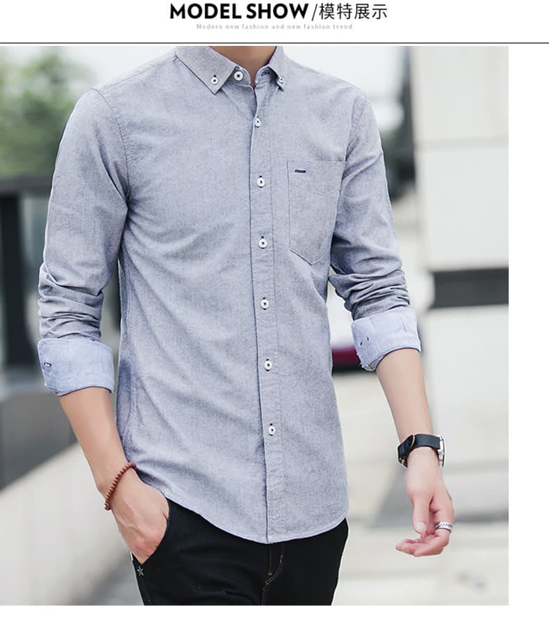 50代メンズファッション  上質コットン  【ボタンダウン・シャツ】