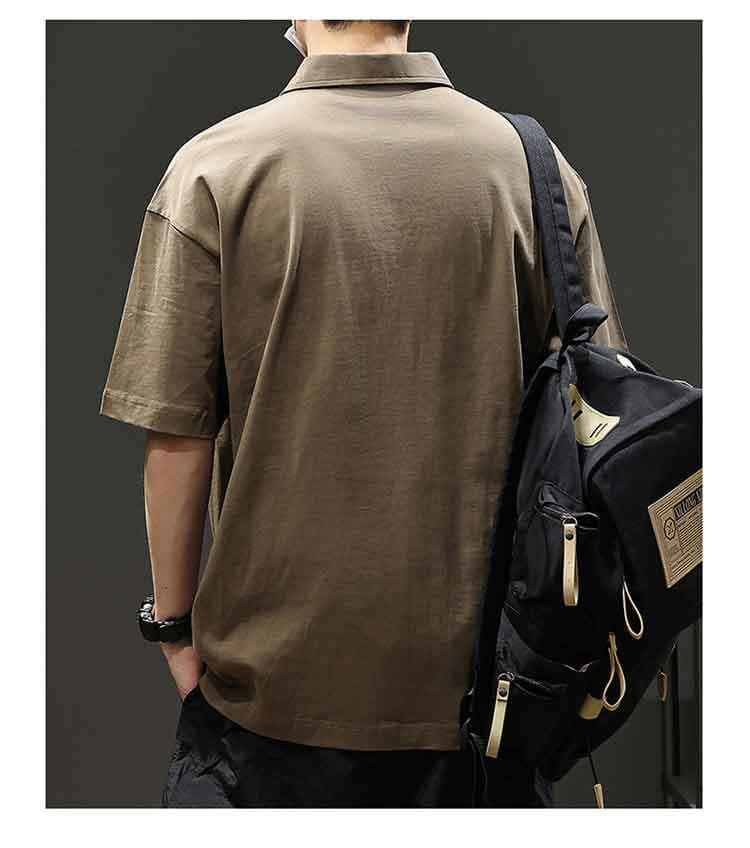 50代メンズファッション 大人のカラー上質【半袖ポロシャツ】