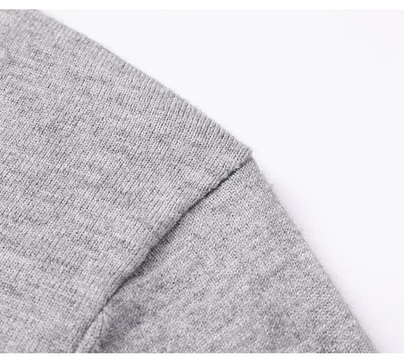 50代メンズファッション  クルーネックレイヤード【長袖ニット】