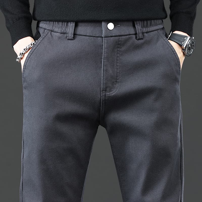 50代メンズファッション パンツ/ズボン スタイリッシュ美脚ストレートパンツ