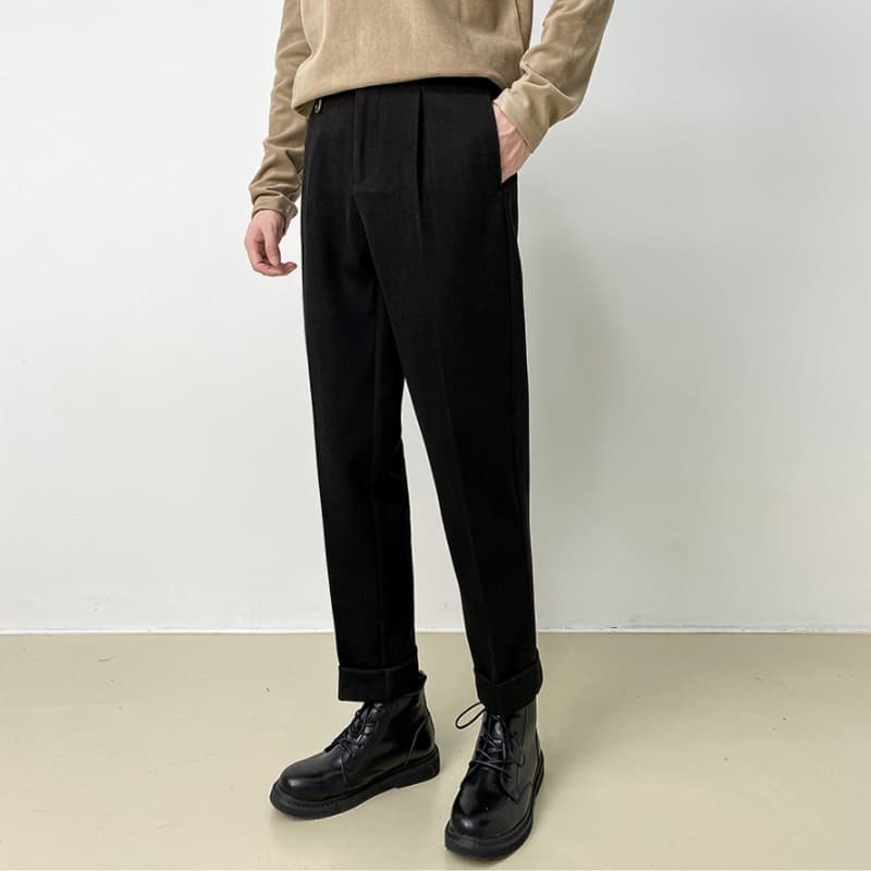 50代メンズファッション ゆったり美シルエット 【テーパードスラックス】