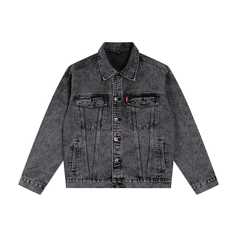50代メンズファッション アウター　ビンテージ加工 【デニムジャケット】