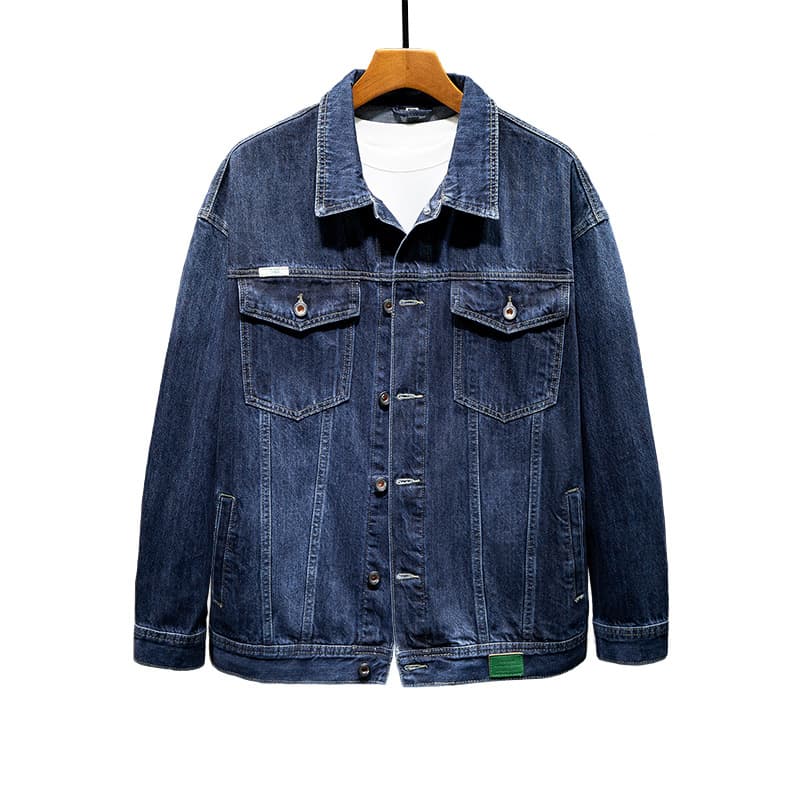 50代メンズファッション アウター　ヴィンテージ加工【 デニムジャケット】大き目サイズ