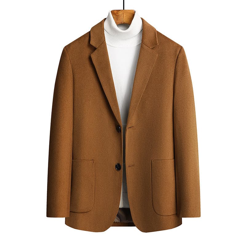 50代メンズファッション 大人の品格漂う【ウール混紡テーラードジャケット】