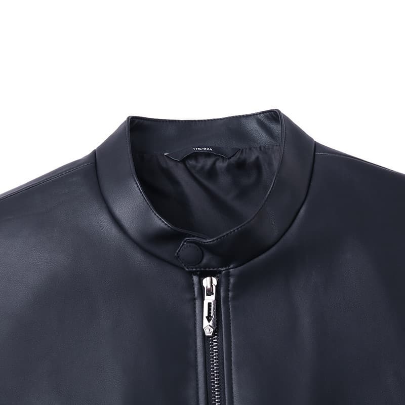 50代メンズファッション アウター　シンプル春の【革ジャン】2カラー