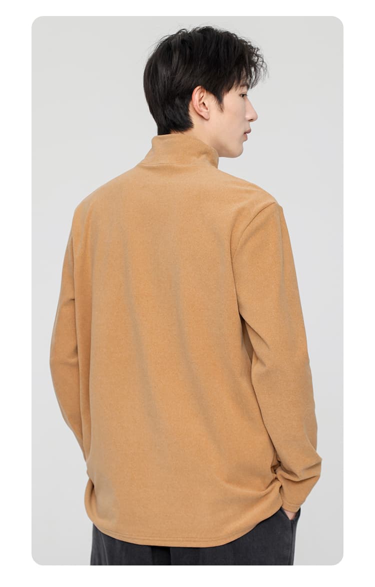 50代メンズファッション トップス ハイネックベーシックタートルネックセーター