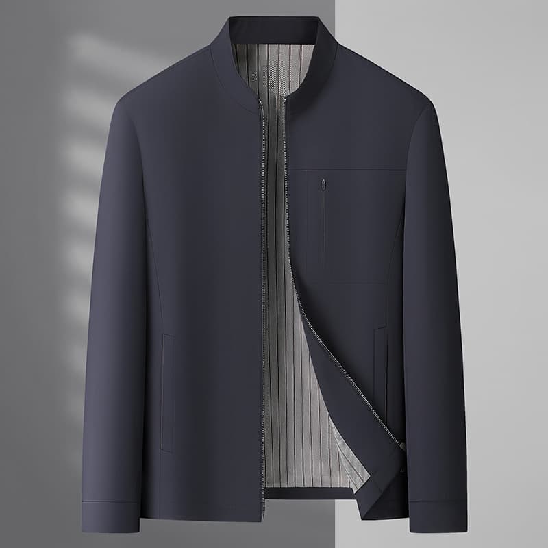 50代メンズファッション アウター スタンドカラー【おしゃれな薄手ジャケット】 ビッグサイズ対応