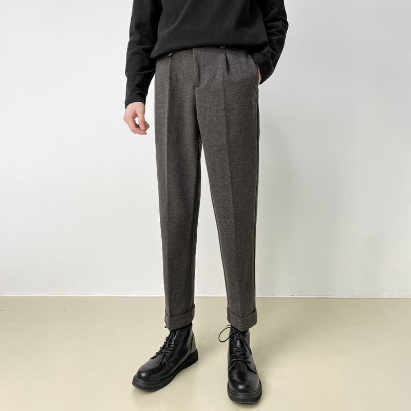 50代メンズファッション ゆったり美シルエット 【テーパードスラックス】