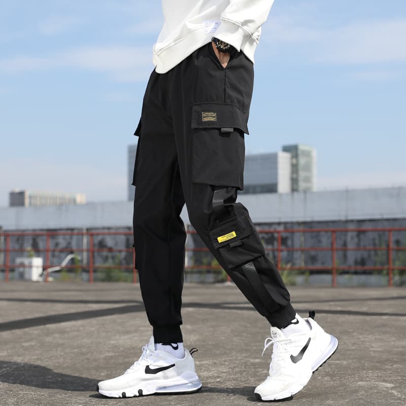 50代メンズファッション　パンツ/ズボン　マルチポケット機能性ストレートパンツ