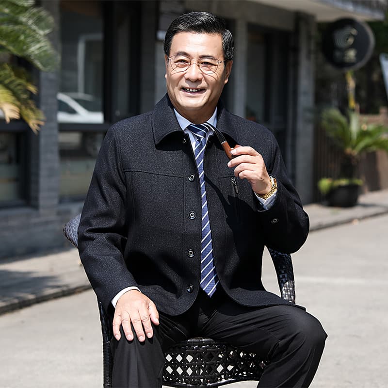 50代メンズファッション アウター ビジネスマン向け薄手ジャケット