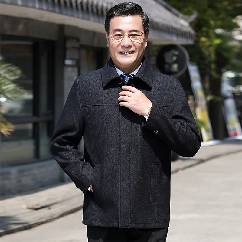 50代メンズファッション アウター ビジネスマン向け薄手ジャケット