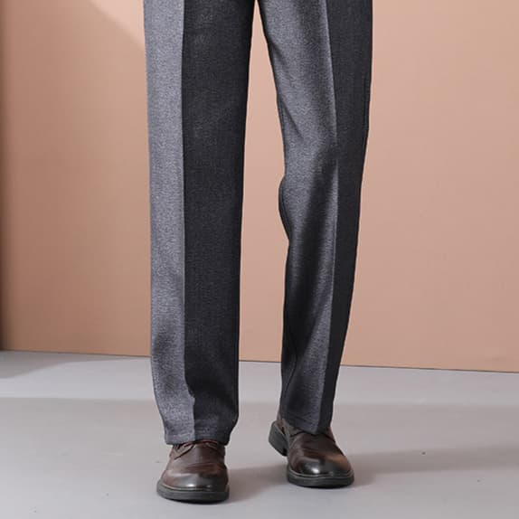 50代メンズファッション パンツ/ズボン きちんと感のある大人の定番ストレートスラックス