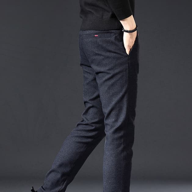 50代メンズファッション パンツ/ズボン ストレッチ美脚スラックス