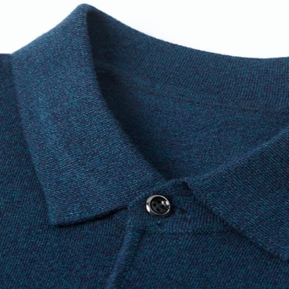 50代メンズファッション トップス 【 シンプル襟付き長袖ニット】7カラー
