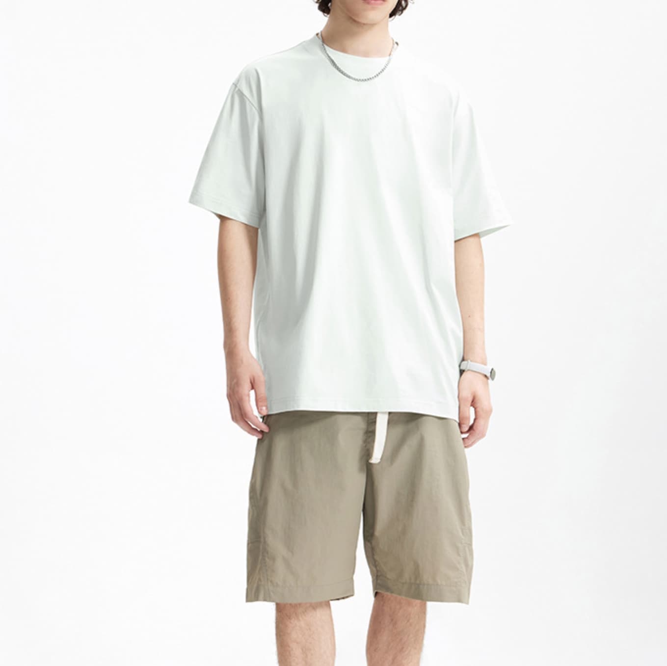 50代メンズファッション トップス なめらかコットン 【オーバーサイズ 半袖シャツ】