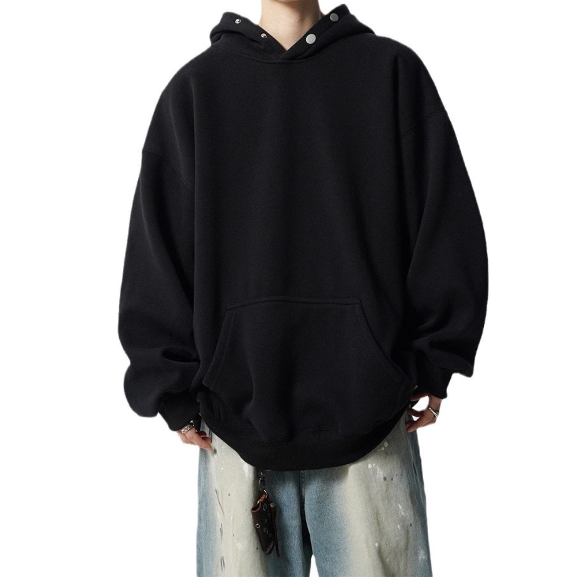 50代メンズファッション トップス ゆったりシルエットパーカー
