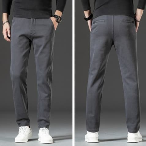 50代メンズファッション パンツ/ズボン 上質な大人の【リラックステーパードパンツ】収縮性素材
