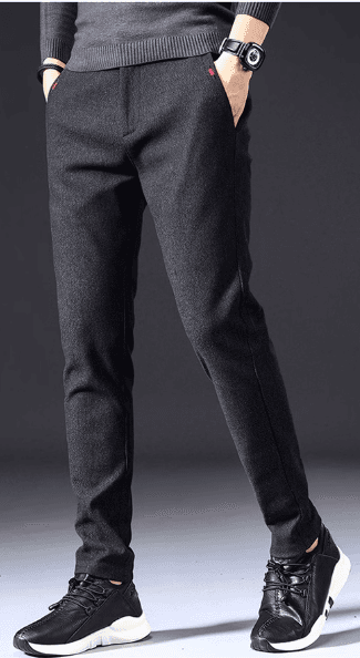 50代メンズファッション パンツ/ズボン ストレッチ美脚スラックス