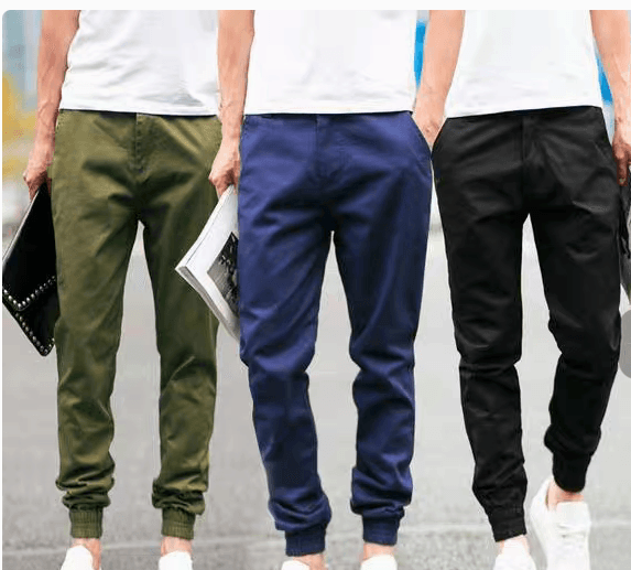 50代メンズファッション パンツ すっきりシルエット【裾リブパンツ】